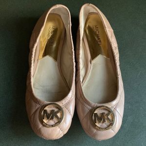 Michael Kors Nude Fulton Quilted Ballet Flats size 6.5